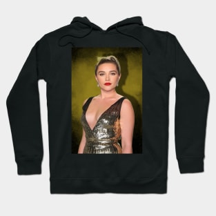 Florence Pugh - Yellow Glam Hoodie